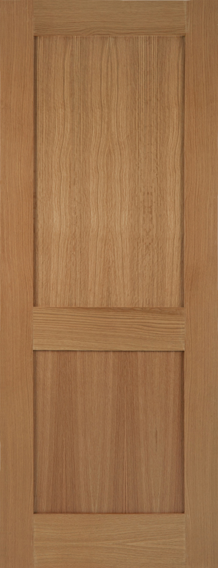 Marlborough 2 Panel (Shaker) Internal Oak Door